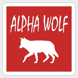 Alpha Wolf Sticker